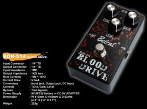 Belcat Blood Drive Distortion Pedal